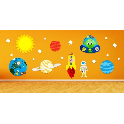 Комплексное настенное решение «В космосе»