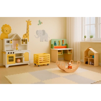 Игровая зона для ясельной группы