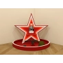 Патриотический стенд Звезда на площадке