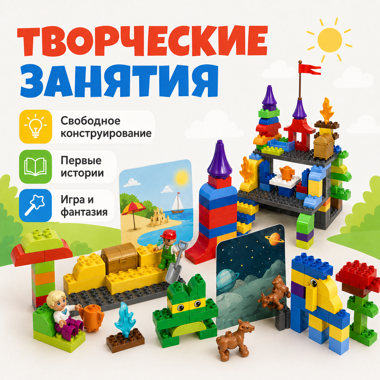 Удобное хранение Конструктора Лёва Первая история 45005 старт