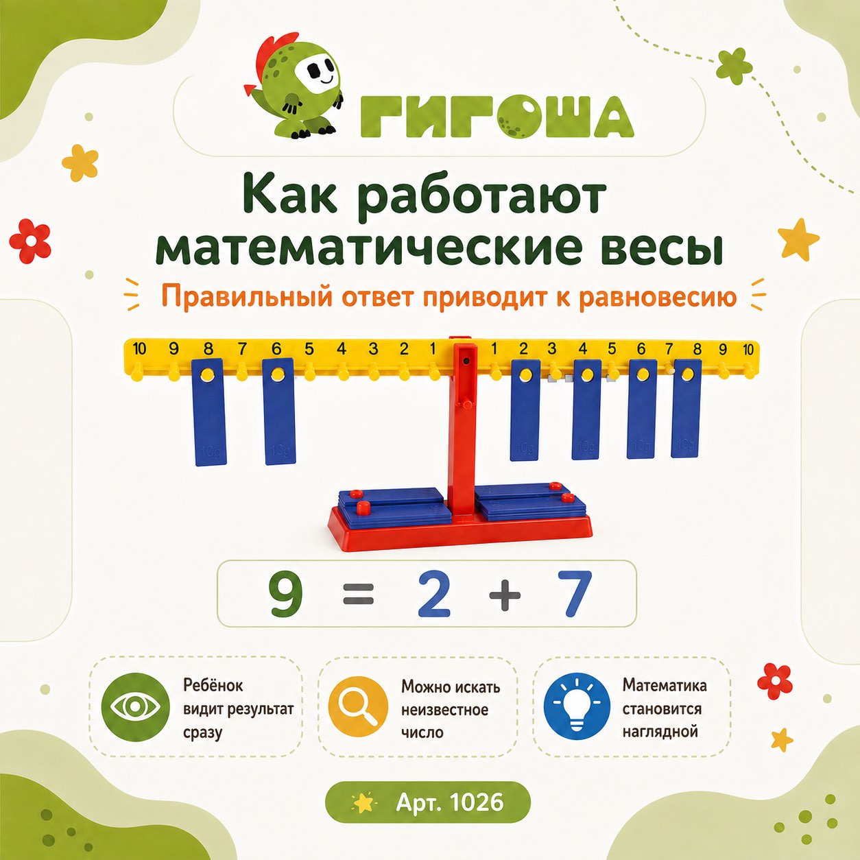Как работают математические весы Гигоша