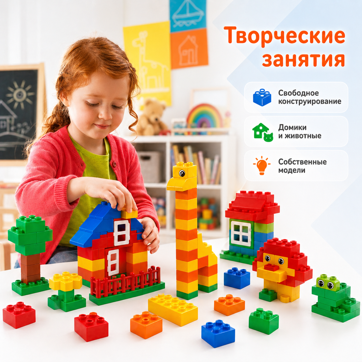 Творческие занятия с Конструктором Лёва Гигантский набор 9090
