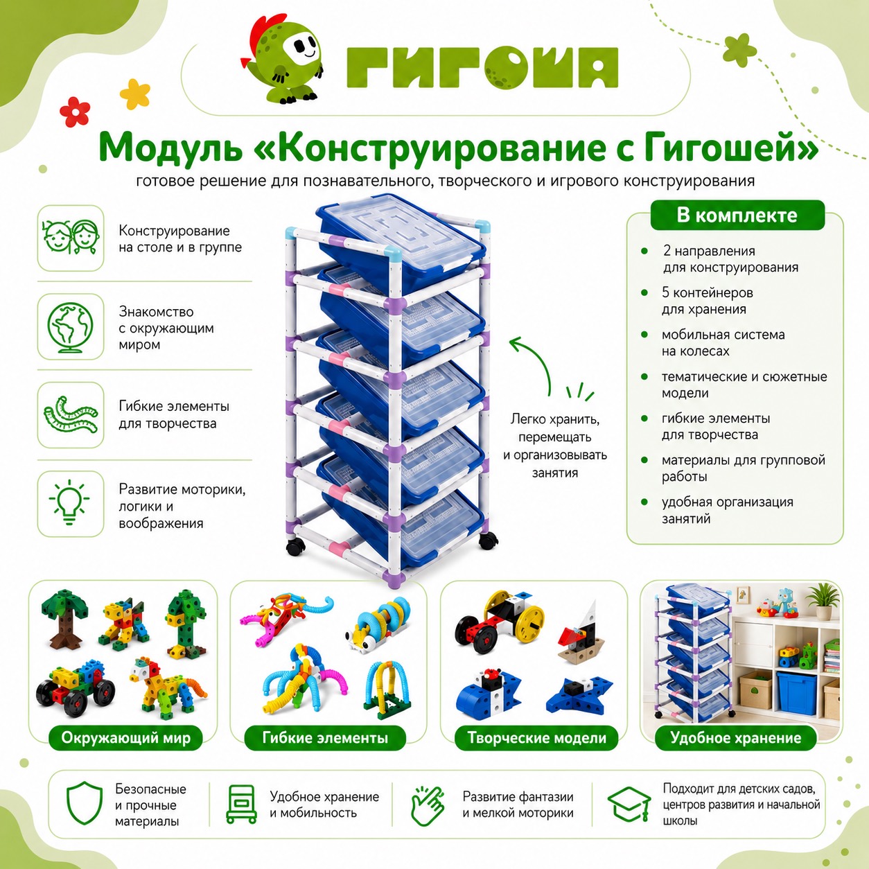 Модуль Конструирование с Гигошей