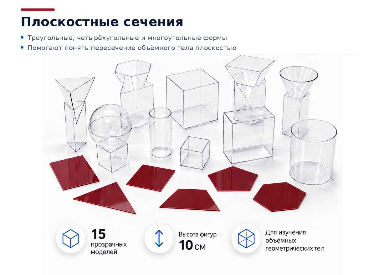 Сечения геометрических тел Плоскостные сечения геометрических тел